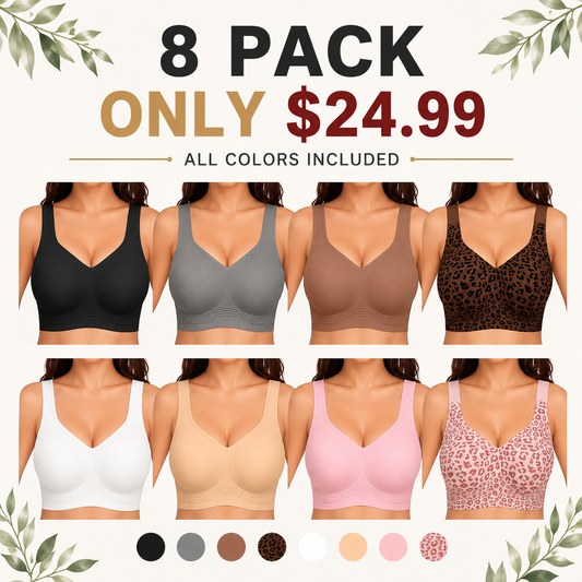 Women Jelly Bras Wirefree Full Coverage
