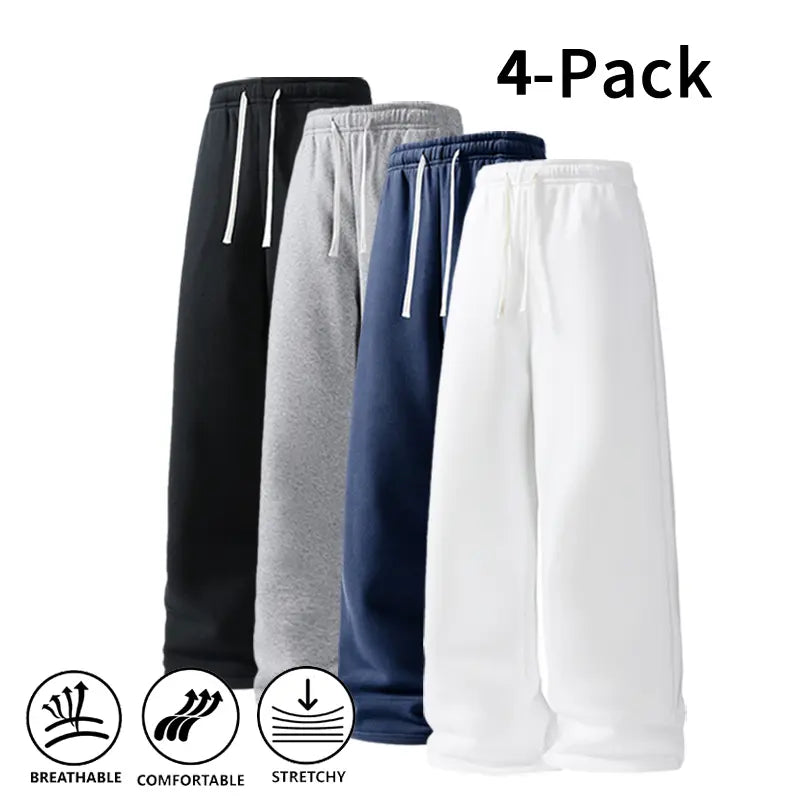 Ultra-Soft Wide-Leg Sweatpants for Men