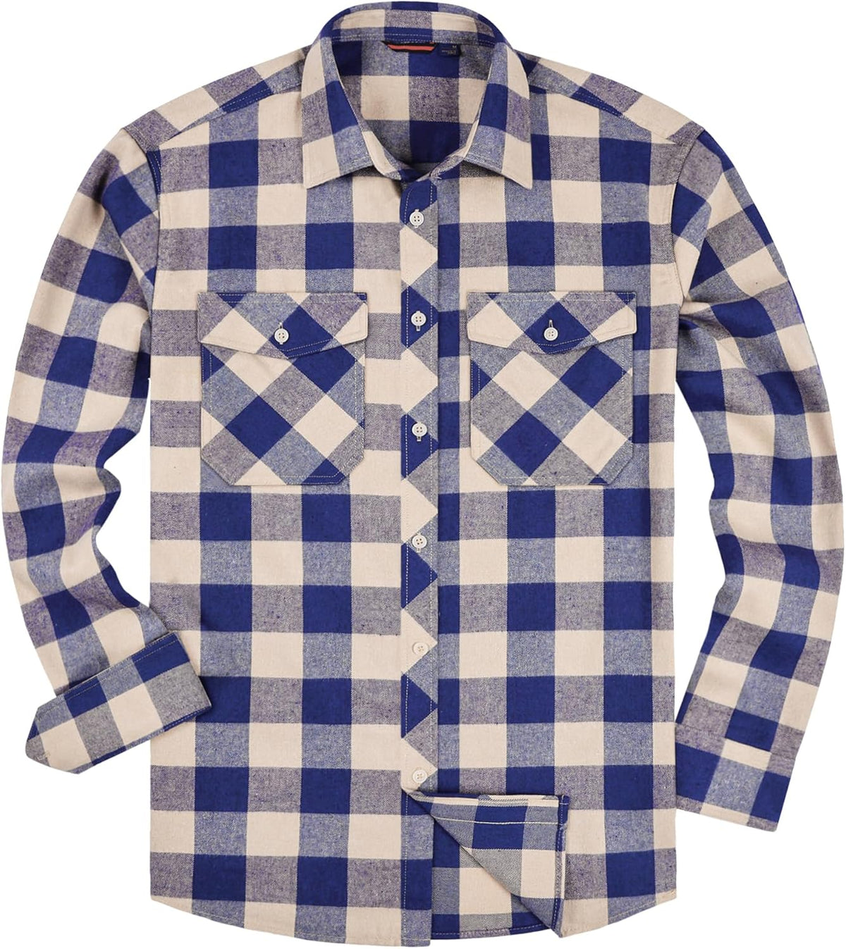 💫Clearance Sale🔥Men's Flannel Shirt Long Sleeve Button Down 100% Cotton
