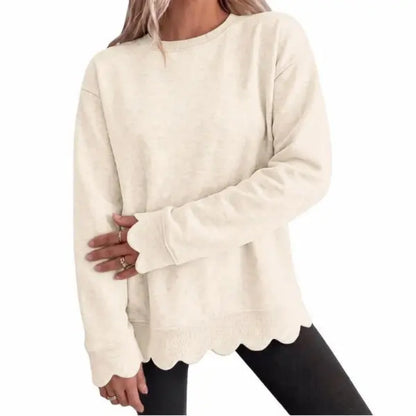womens-oversized-scallop-hem-sweatshirt