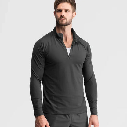 Fitted Performance Quarter Zip | Breathable Lightweight All-Day Athletic Pullover