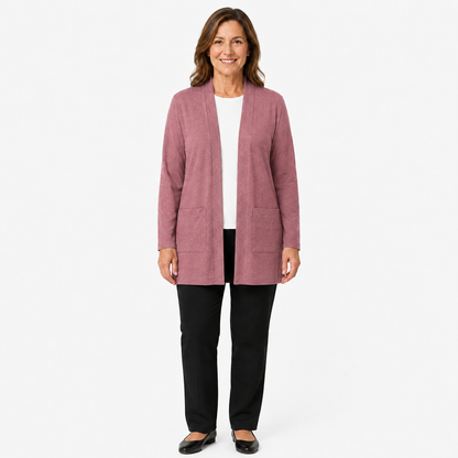 Women's Lightweight Open-Front Longline Cardigan Bundles
