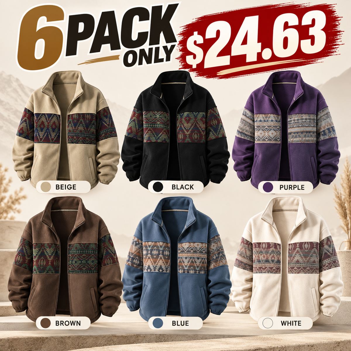 mens-retro-patterned-fleece-lined-cardigan