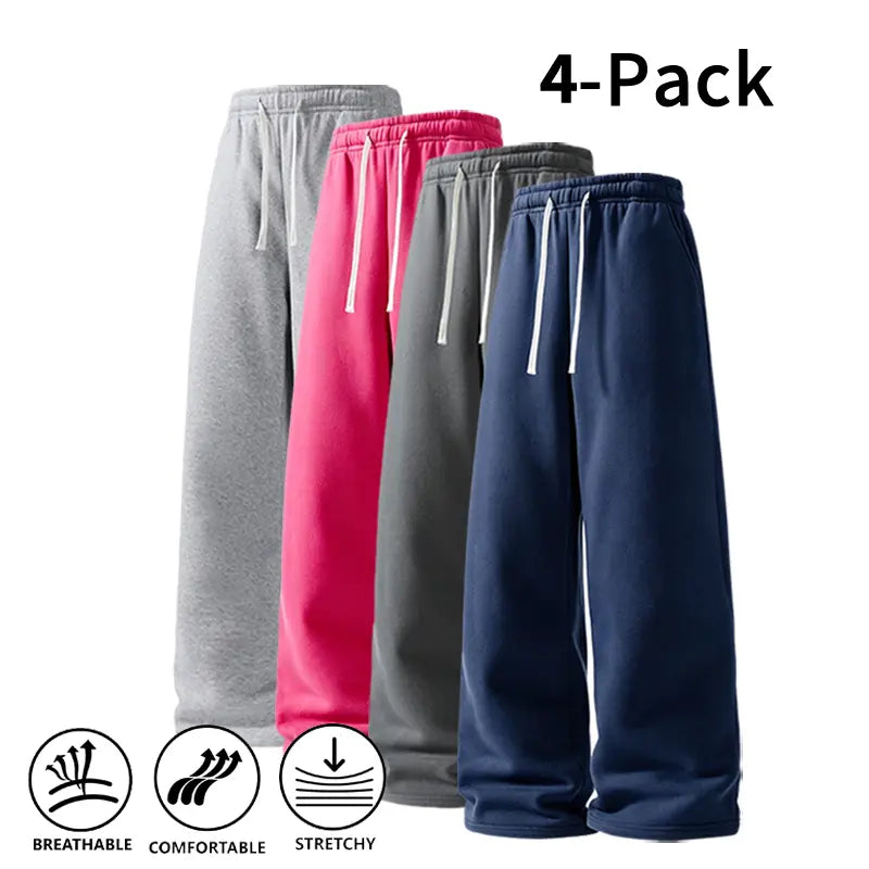 Ultra-Soft Wide-Leg Sweatpants for Men