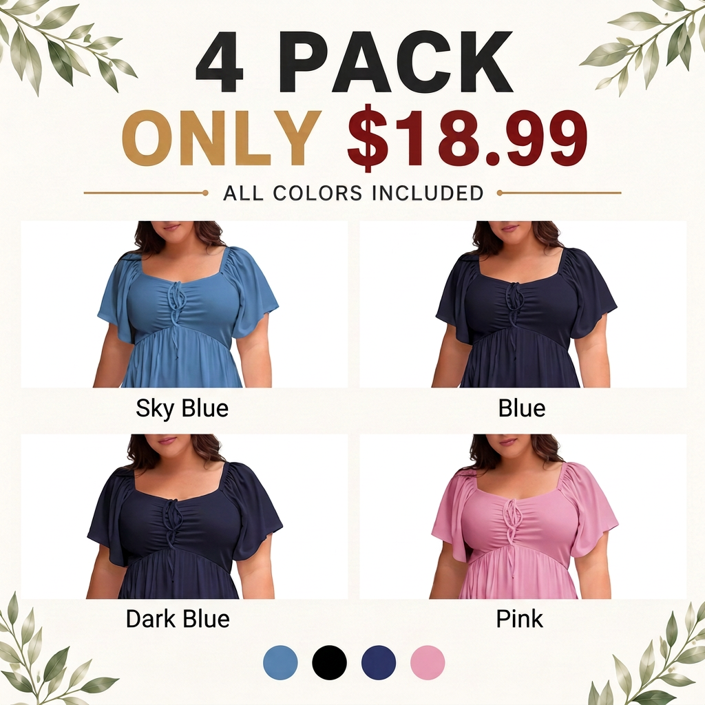 Eytino Women Plus Size Sweetheart Neck Short Sleeve Shirred Peplum Rib Blouse Tops Shirts(1X-5X)