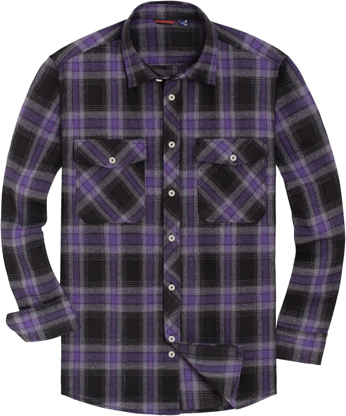 💫Clearance Sale🔥Men's Flannel Shirt Long Sleeve Button Down 100% Cotton