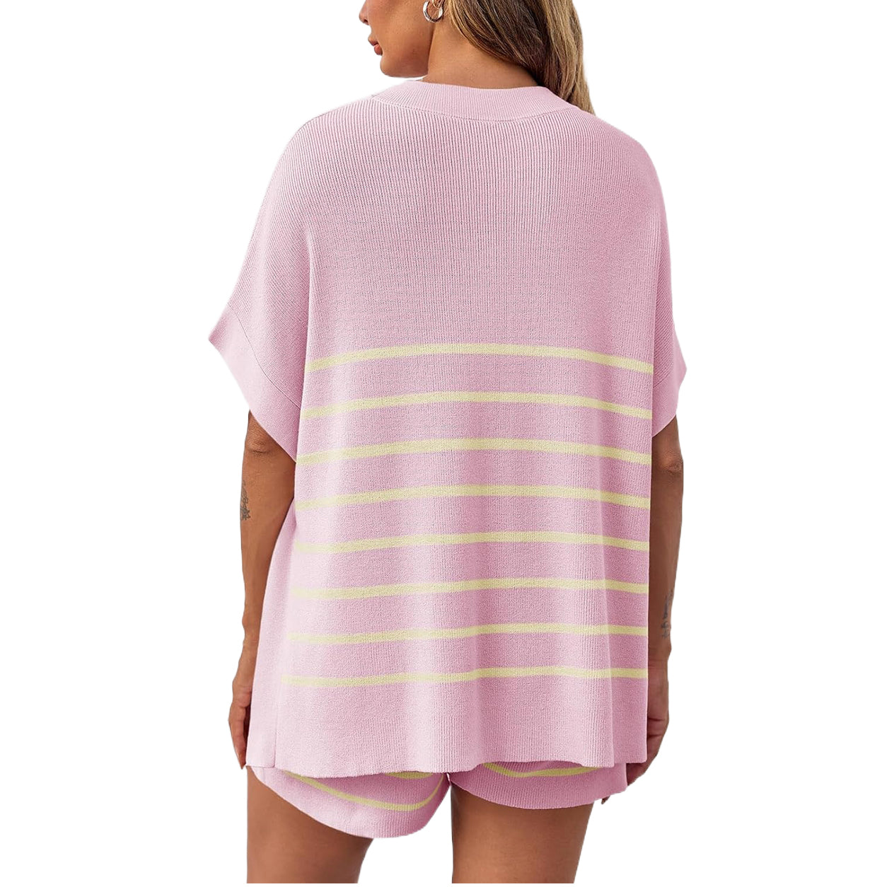 Women's Striped 2 Piece Outfits