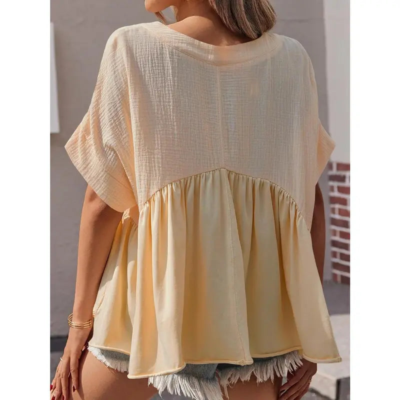 imily-bela-babydoll-peplum-top