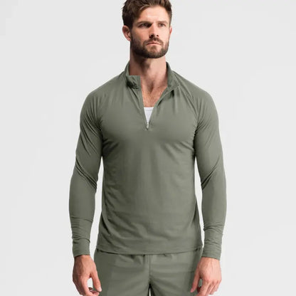 Fitted Performance Quarter Zip | Breathable Lightweight All-Day Athletic Pullover