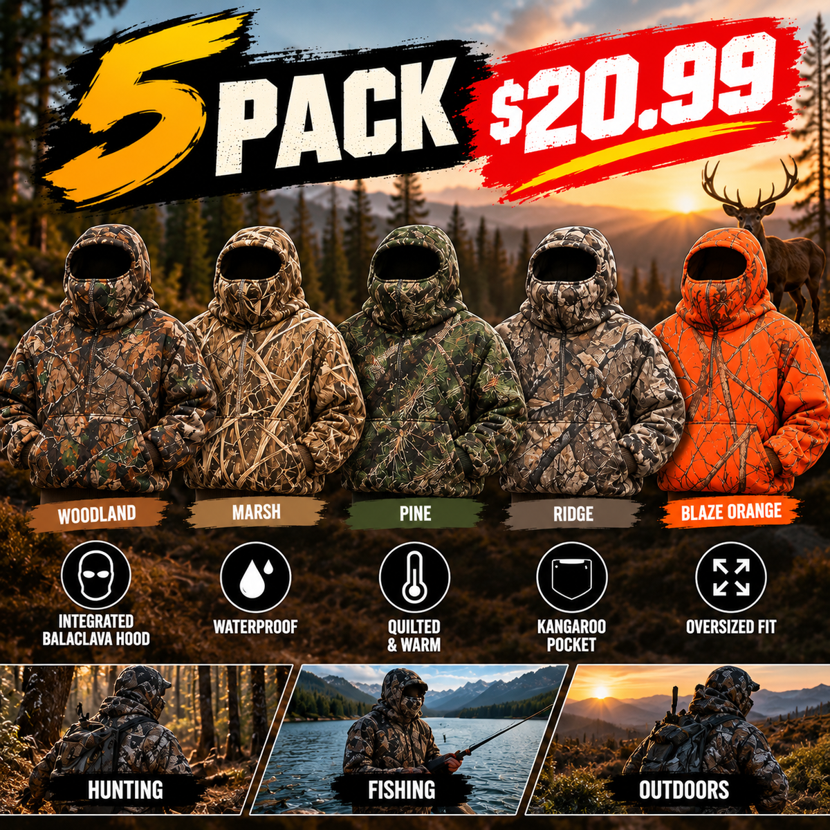 🔥 BESTSELLER | 8PCS $25.99 |HunterZip