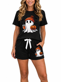 Black Shorts Set