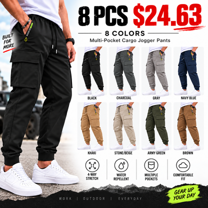 🔥 BESTSELLER | Men’s Multi-Pocket Cargo Jogger Pants