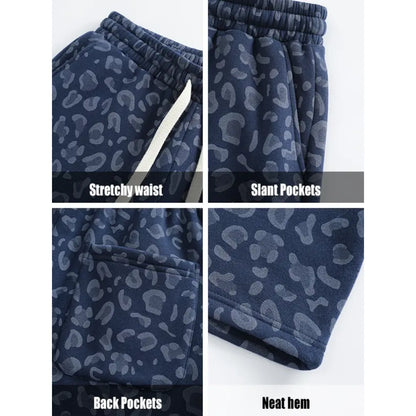 Unisex Cotton Leopard Print 2-Piece Set