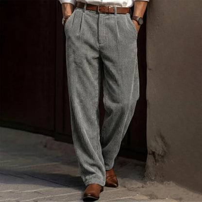 Men's Premium Corduroy Straight Leg Pants
