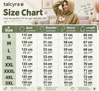 🔥Women's Oversized Cat Hoodie – Kangaroo Pocket, Long Sleeve Pullover