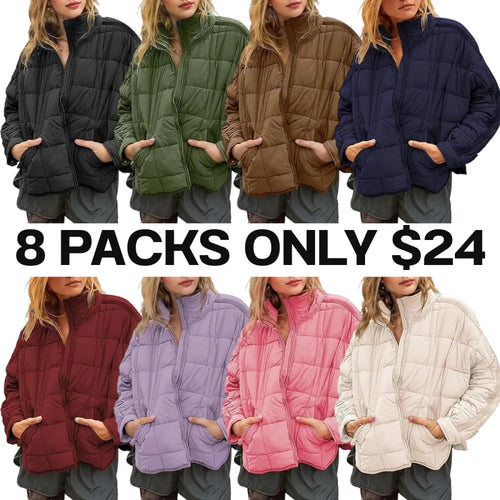 🔥Last Day 95% OFF🔥Women's Lightweight Packable Puffer Jacket