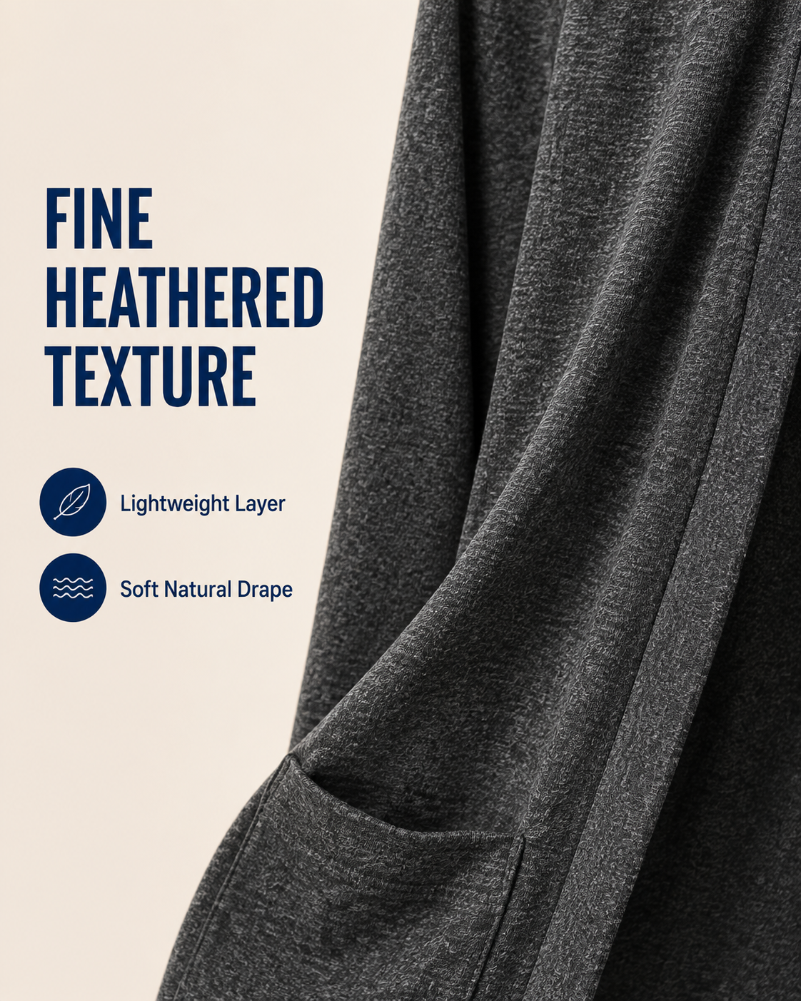 Women's Lightweight Open-Front Longline Cardigan Bundles