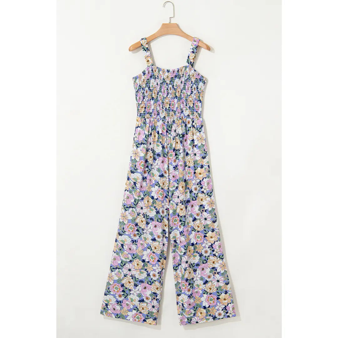 Dokotoo Women's Casual Sleeveless Printed Jumpsuit