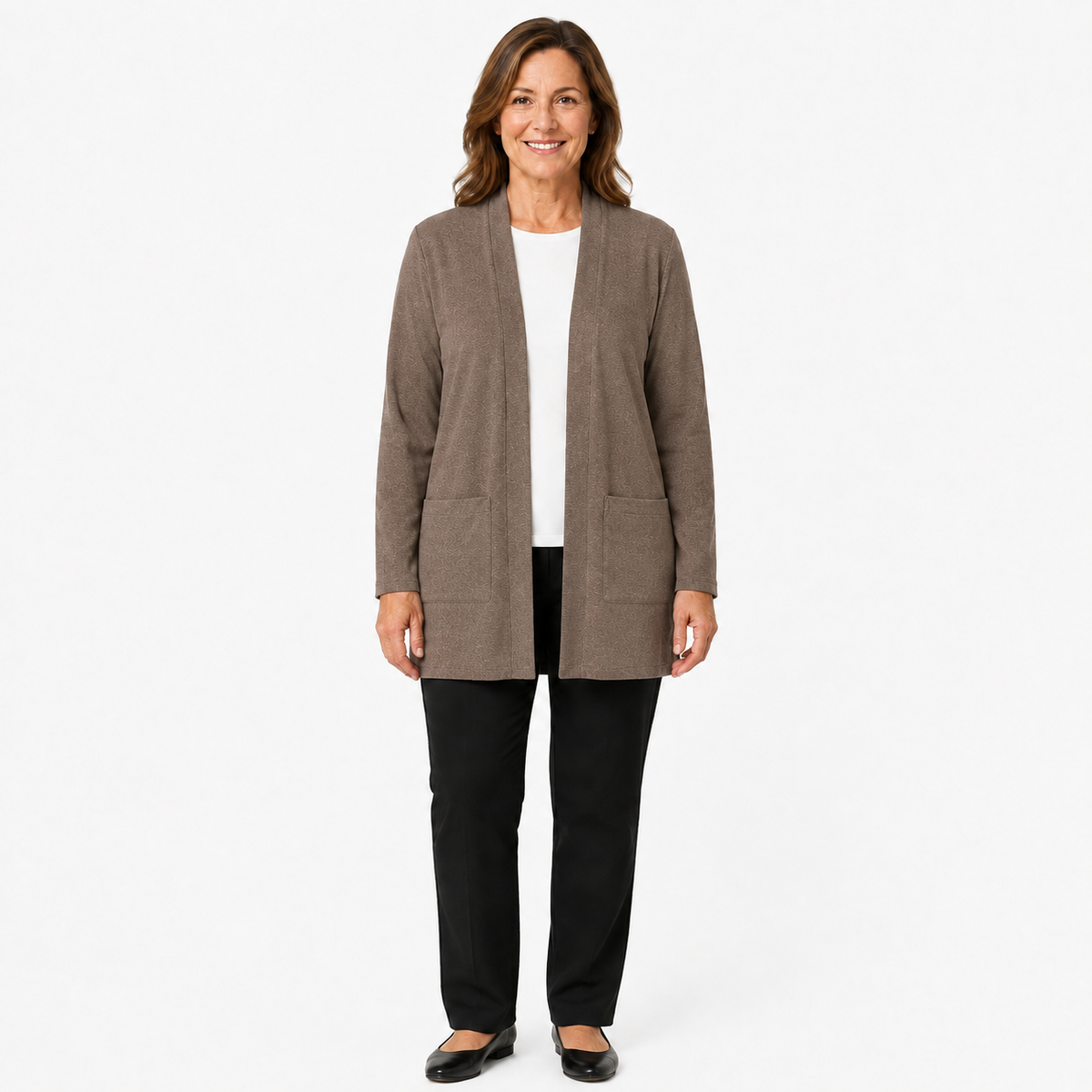 Women's Lightweight Open-Front Longline Cardigan Bundles