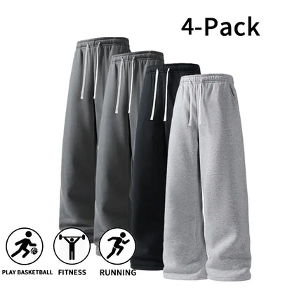 Ultra-Soft Wide-Leg Sweatpants for Men