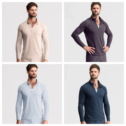 Fitted Performance Quarter Zip | Breathable Lightweight All-Day Athletic Pullover