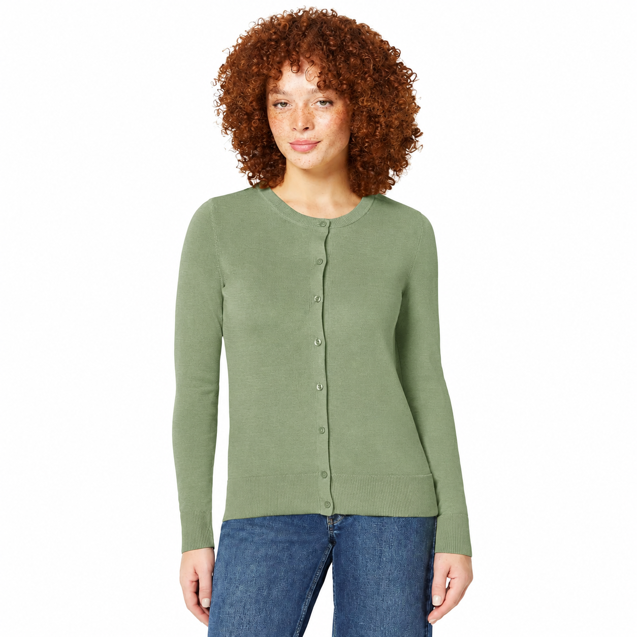 Women's Soft Fine-Knit Button-Front Cardigan Multipacks