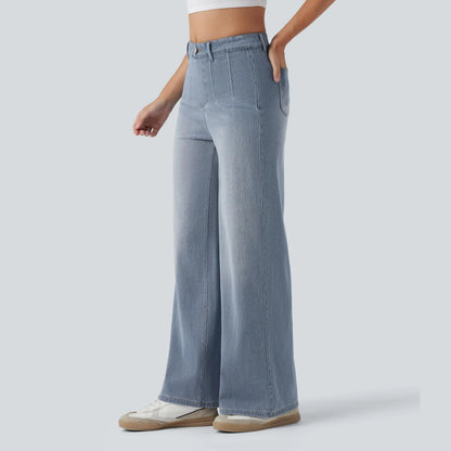 ⏰ TODAY ONLY - High Waisted Tummy Control Wide Leg Jeans