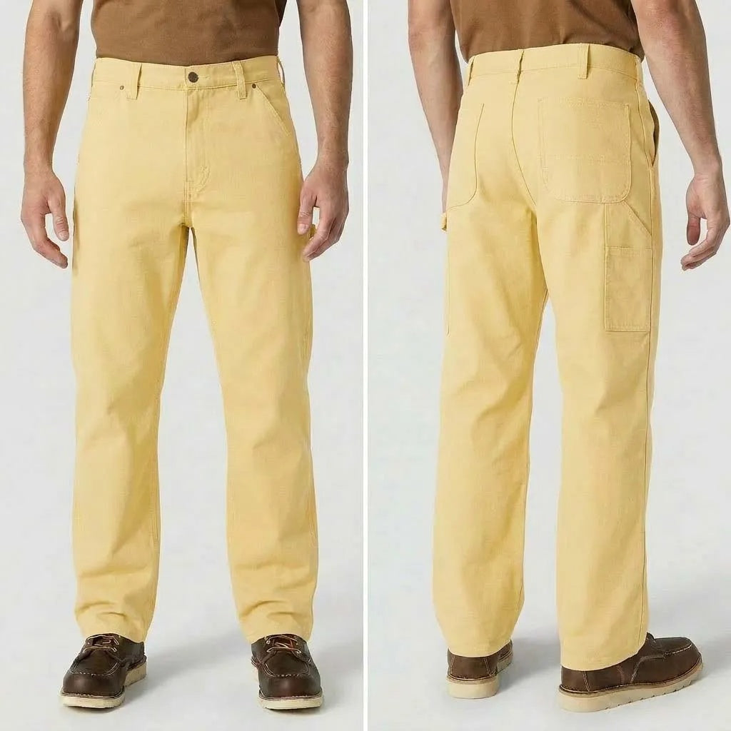Men's Stretch Relaxed Straight Work Pants