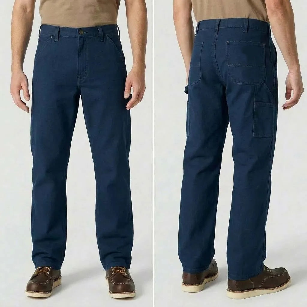 Men's Stretch Relaxed Straight Work Pants