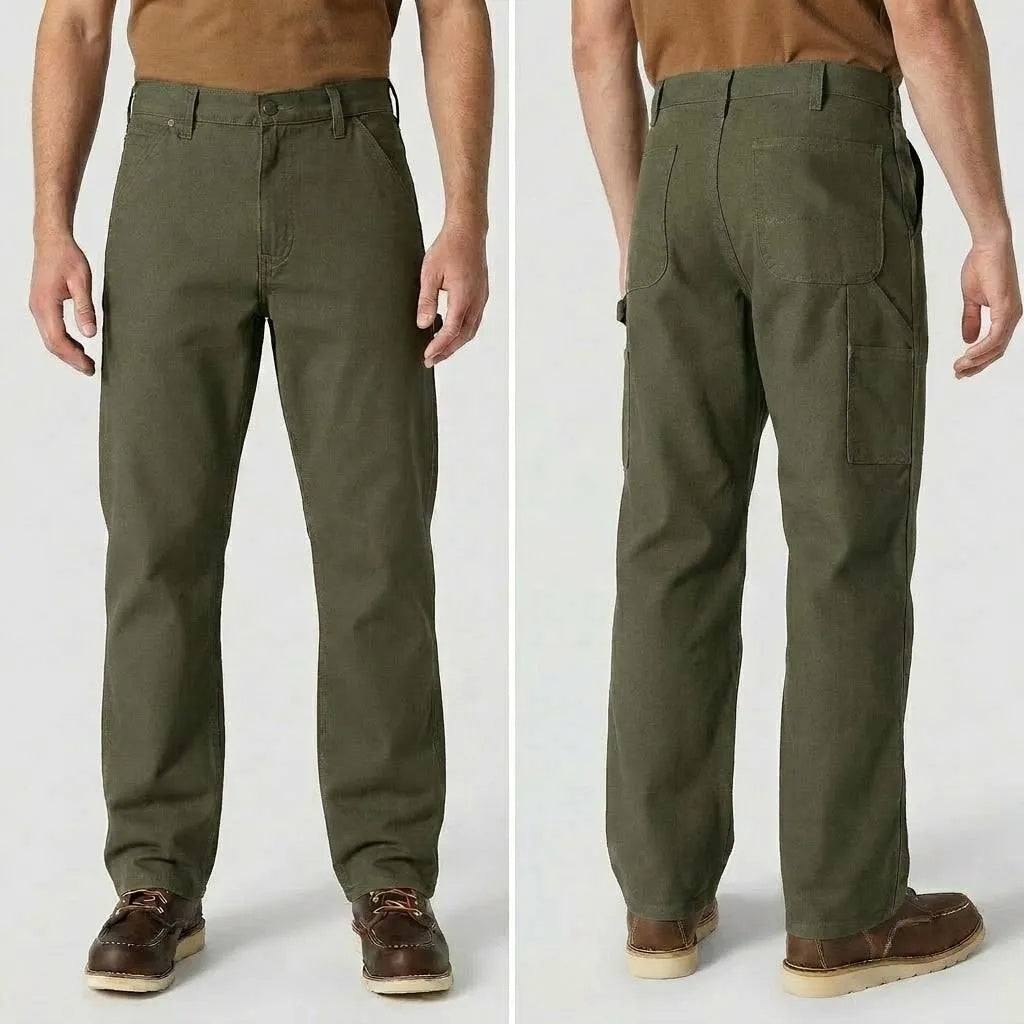Men's Stretch Relaxed Straight Work Pants