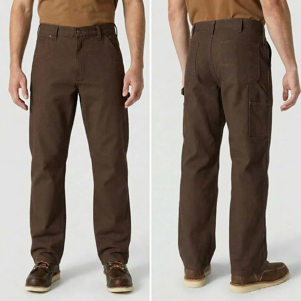 Men's Stretch Relaxed Straight Work Pants