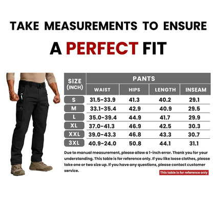 Men's Ripstop Multi-Pocket Tactical Pants