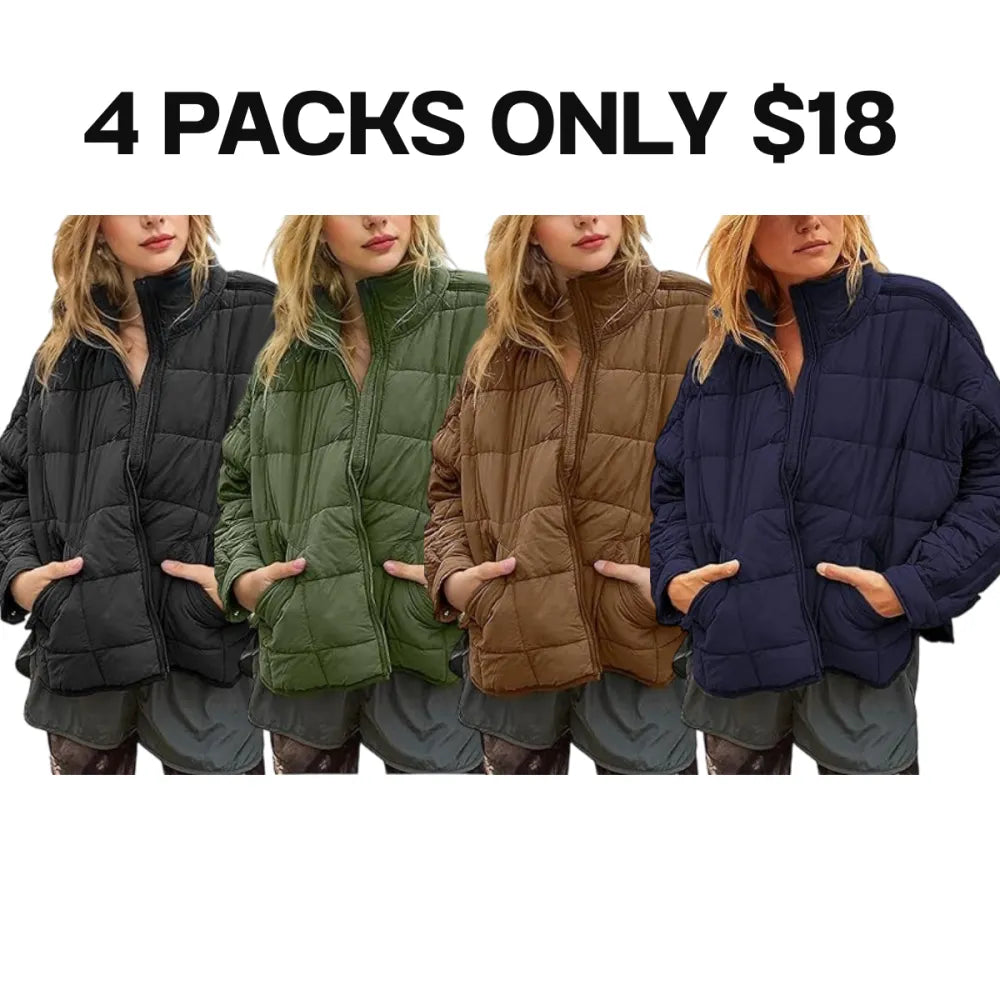 🔥Last Day 95% OFF🔥Women's Lightweight Packable Puffer Jacket