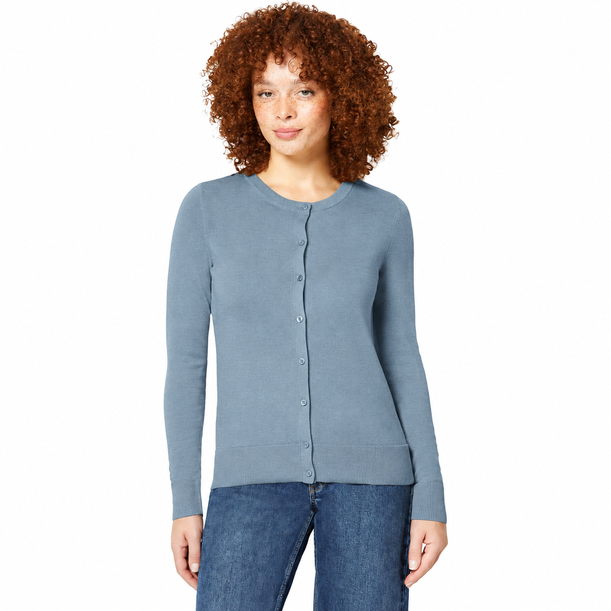 Women's Soft Fine-Knit Button-Front Cardigan Multipacks