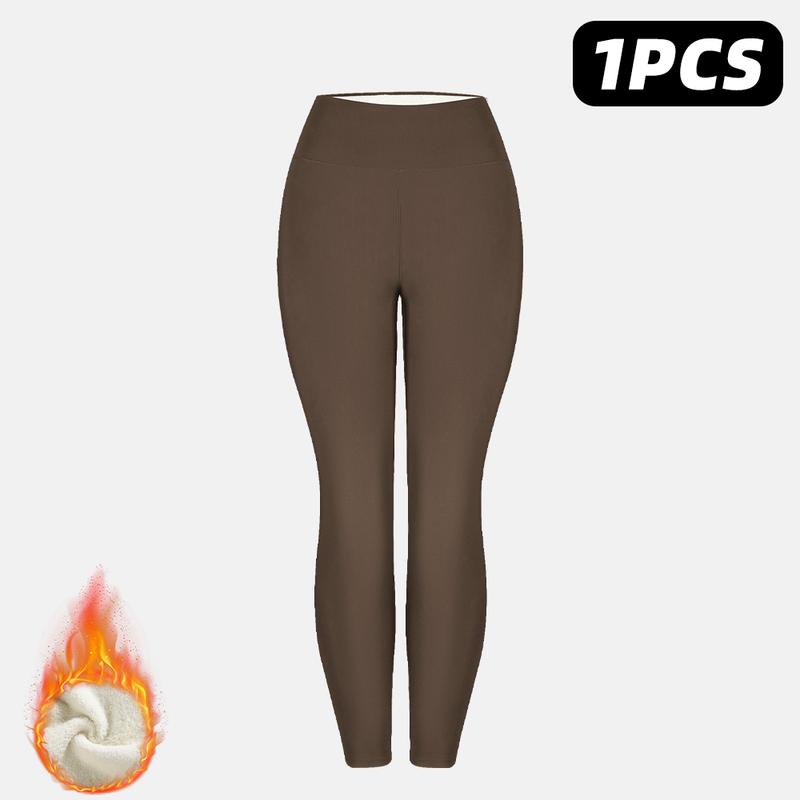 Thermal Thick FLeece Lined Leggings for Winter Warm Against Cold
