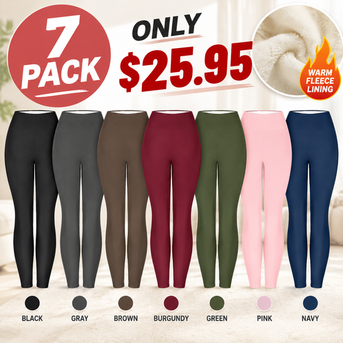 Thermal Thick FLeece Lined Leggings for Winter Warm Against Cold