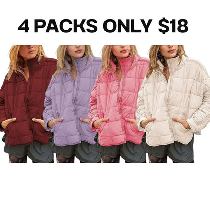 🔥Last Day 95% OFF🔥Women's Lightweight Packable Puffer Jacket