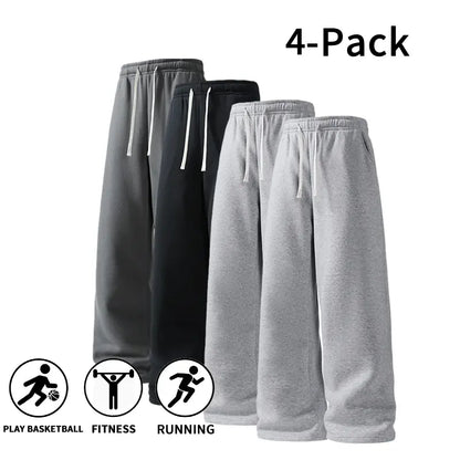 Ultra-Soft Wide-Leg Sweatpants for Men