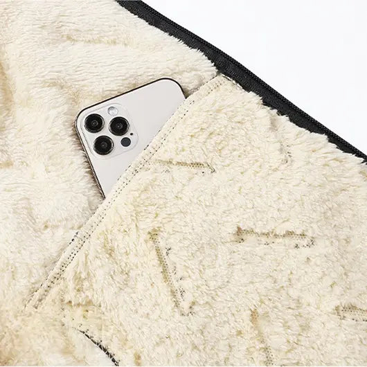 Men’s Hooded Fleece-Lined Thermal Jacket