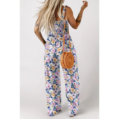 Dokotoo Women's Casual Sleeveless Printed Jumpsuit