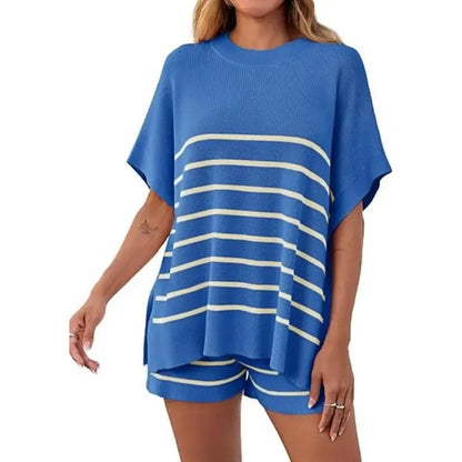 Women's Striped 2 Piece Outfits