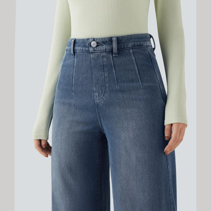 ⏰ TODAY ONLY - High Waisted Tummy Control Wide Leg Jeans