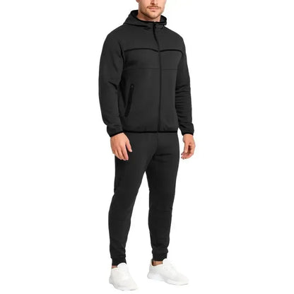 Men's 5-Piece Fleece Zip Hoodie & Jogger Sets