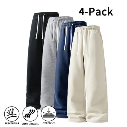 Ultra-Soft Wide-Leg Sweatpants for Men