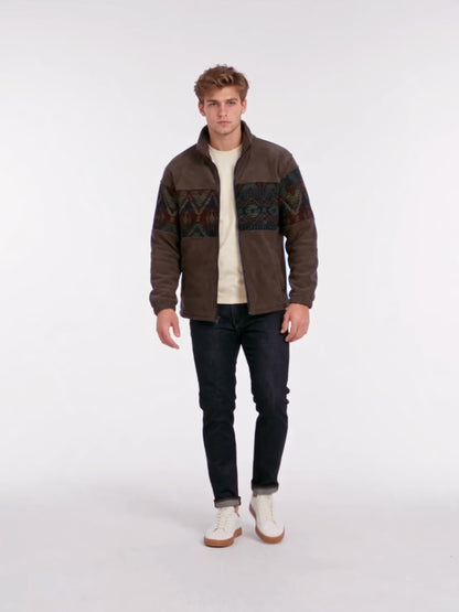 mens-retro-patterned-fleece-lined-cardigan