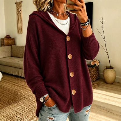 ☁️ Everyday comfort | Women's hooded sweater and cardigan
